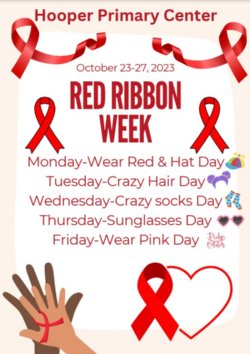 red ribbon week flyer